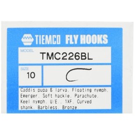 TIEMCO Fly Hook Q100 TMC226BL #10 21022601010
