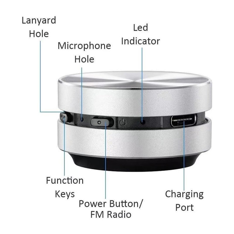 Bone Conduction Stereo Speaker Portable and Compact Mini Sound Box