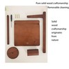 SQAQS Wood Wool Rotating Support, Strong Load Bearing, Wooden Yarn