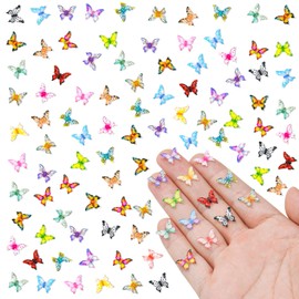 100 Pieces Tiny Butterfly Decor for Crafts Dollhouse Miniatures Resin Micro Butterfly for Dollhouse Fairy Garden Micro Landscaping Decoration