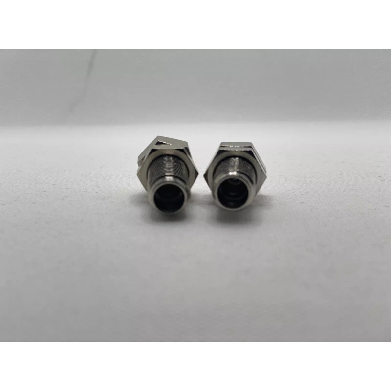 Air Suspension Fittings 2x 2” Long 3/8” PTC To 3/8”