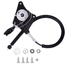 AUTOPA Window Regulator Repair Kit 1Y0898291 for VW New Beetle Cabriolet 1Y7 Aluminium Black Powder Coated
