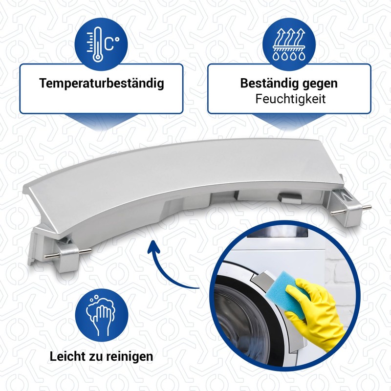 VIOKS Door Handle Silver with Axles Replacement for 00648581 &