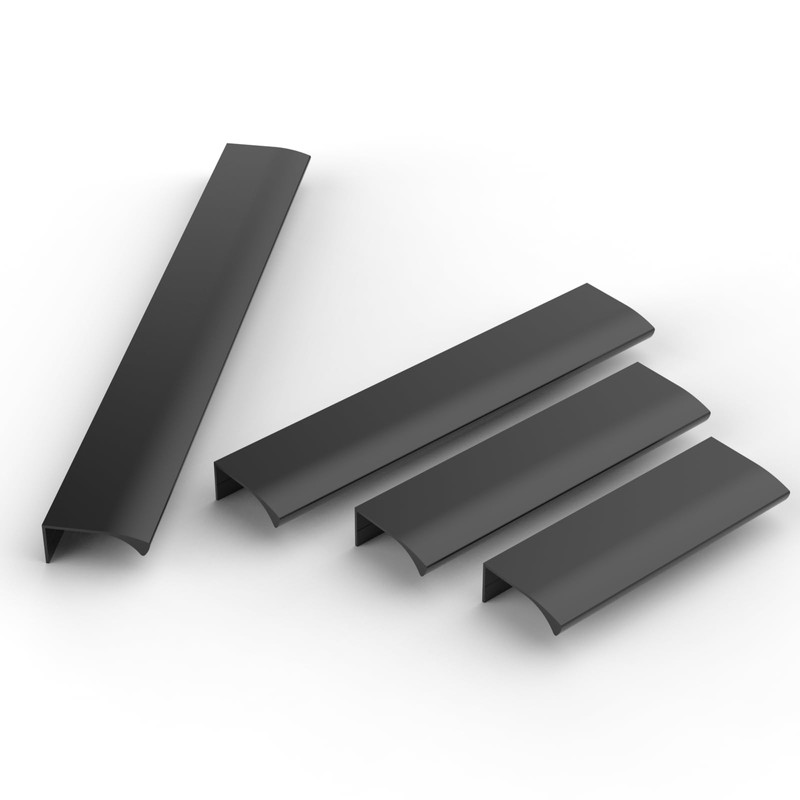 FURNIWARE Drawer Pulls, Pack of 10 Finger Edge Pull Concealed