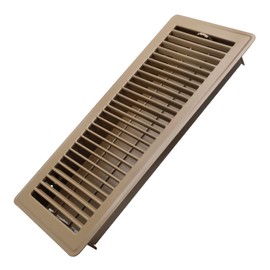 Howeall 6x14 Inch Floor Vents Heavy Duty Floor Registers, Floor Air Vent Covers for Home Floor Wall Ceiling, Rust Proof Finish Registers Grilles & Vents - Brown