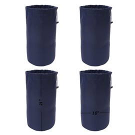 Augbunny Durable Drawstring Water Resistant Dust Flap Stuff Sack Bag 4-pack