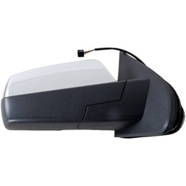 For Chevy Silverado 1500 2014 15 16 17 2018 Door Mirror Passenger Side | Power | Manual Folding | Heated | Non-Towing | All Cab Types | Chrome | Replacement For 23499738, 84342036-PFM