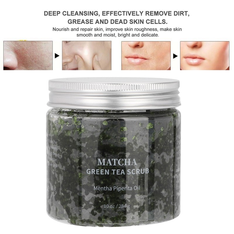 Green Tea Body Exfoliating Scrub Cream Moisturizing Cutin Dead Skin