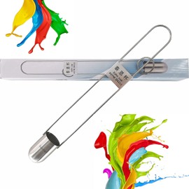 YFYIQI Zahn Cup Viscometer Cup Stainless Steel Viscosity Cup #4 Dip Type for Viscous Liquids and Mixtures Diameter 4.3 mm Viscosity Range 200cst to 1200cst Volume 44ml