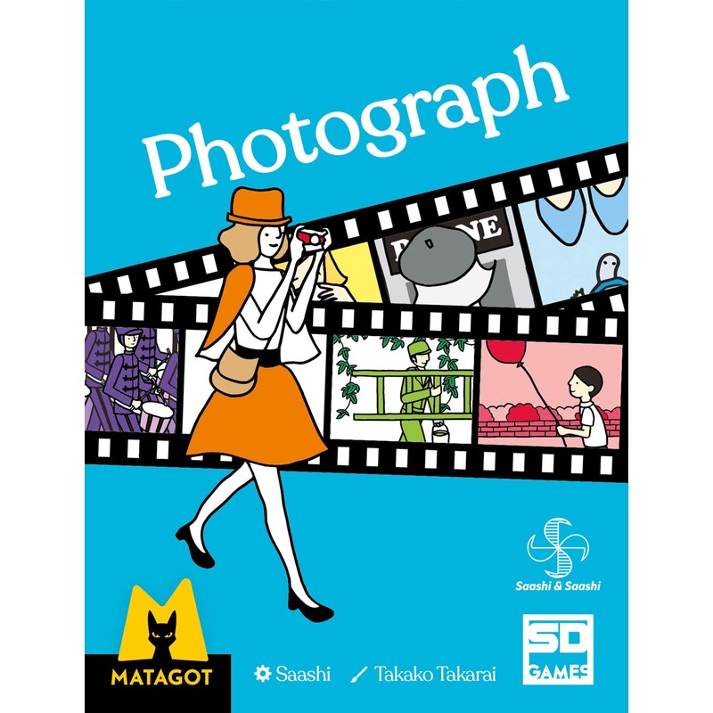 SD GAMES Photograph Photo Board Game with Cards for 2