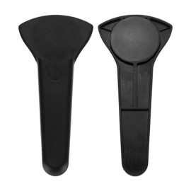 uxcell 2 Pcs Magnetic Scissor Holder, 7.48" x 3.46" Plastic Scissors Cover Durable Waterproof Protector Portable with Round Magnetic Absorber for Kitchen Shears, Black