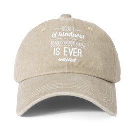 NOEMIN Baseball Cap for Mens – Adjustable Vintage Cotton Black Dad Caps Quote Motivational Gift for Him Father Husband