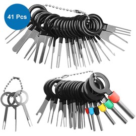 MMOBIEL 41x Terminal Removal Tool Kit Depinning Tool Set Terminal Ejector Kit for Release Car Wires from Connector Terminals