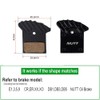 HSayoli Bicycle Hydraulic 4 Pairs Disc Brake Pad Semi Metal