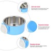 Guardians Crate Dog Bowl Removable Stainless Steel Water Food Feeder