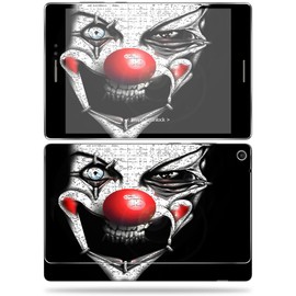 MightySkins Protective Skin Compatible with Asus ZenPad S 8 - Evil Clown | Protective, Durable, and Unique Vinyl Decal wrap Cover | Easy to Apply, Remove, and Change Styles | Made in The USA