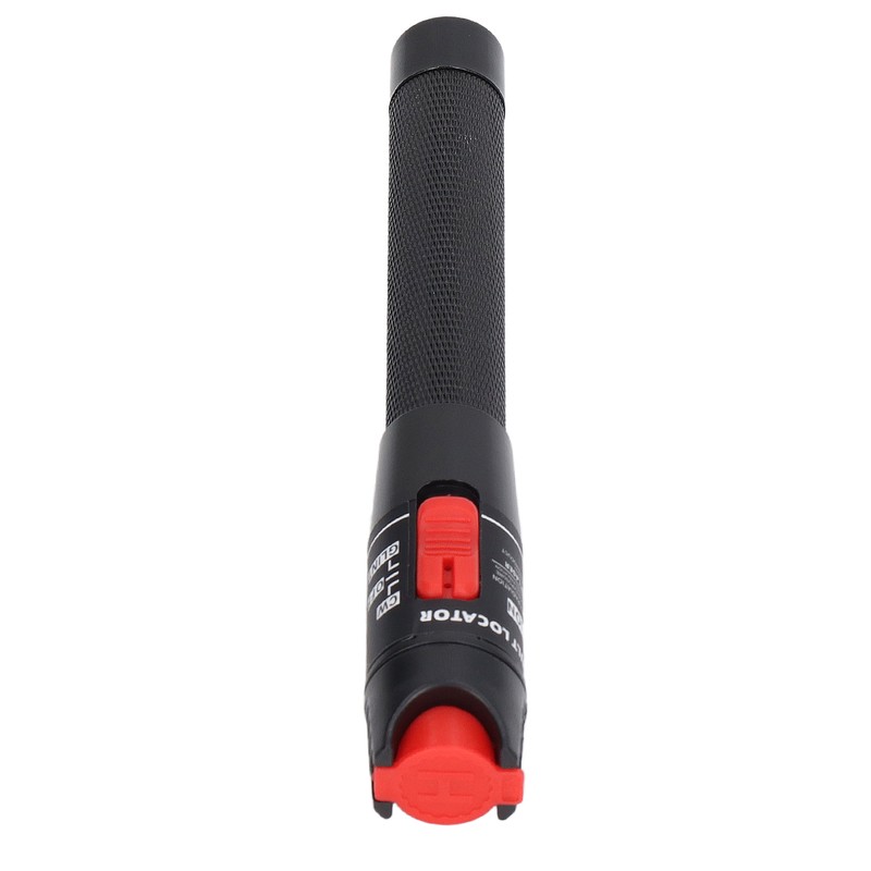 Black Fiber Optic Visual Fault Locator Anti Slip Handle Ergonomic