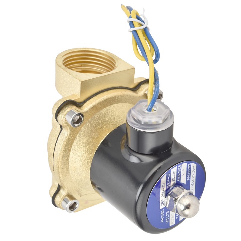 Normally Closed Solenoid Valve Brass Direct Acting Diaphragm Controlling Device