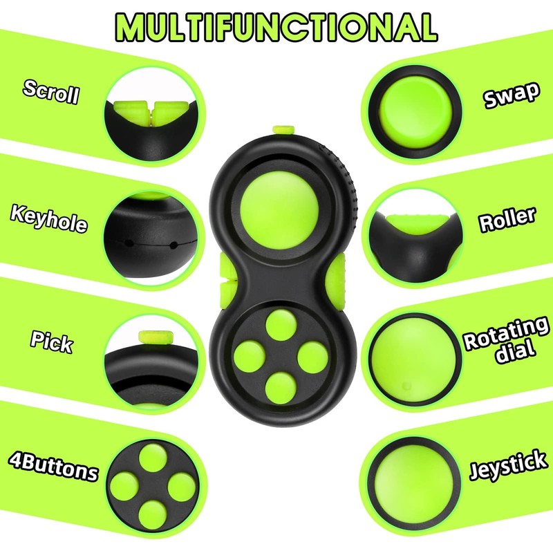WTYCD Original Fidget Toy Game, Rubberized classical Controller Fidget Concentration