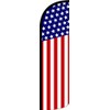 Vista Products USA FLAG Pattern Premium Windless Polyknit Feather Flag