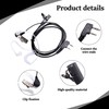 1Pc Radio Earpiece Detachable And Replaceable Easy To Use Walkie