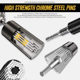 Unbranded Universal Socket Wrench Tool Adapter 1/4 to 3/4 inch (7mm to 19mm)