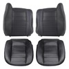 CARBBIA Driver and Passenger Leather Bottom and Top Lean Back