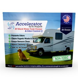RV Black Water Tank Cleaner by Dr. Pooper, Clears Sludge, Waste, and Odors from RV Tanks