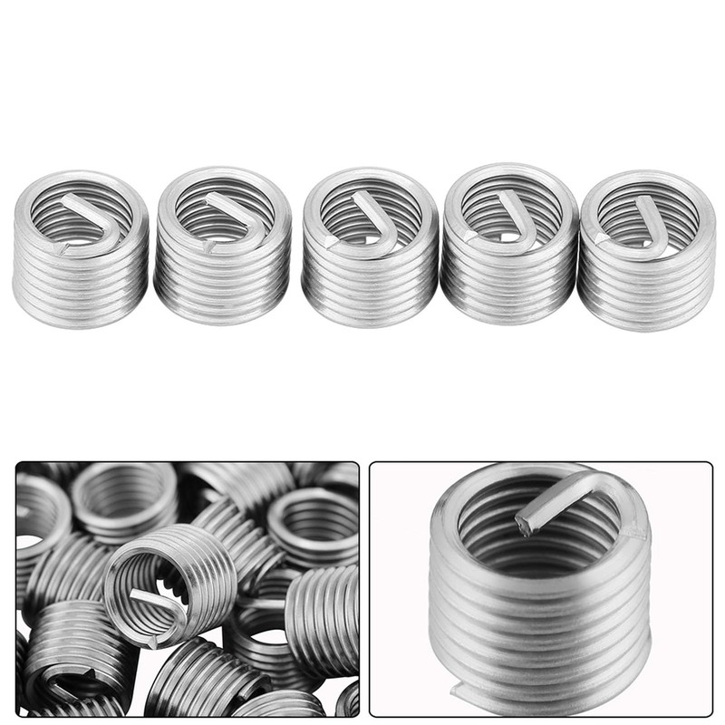 Stainless Steel Thread Insert Assortment Kit for Thread Repair M8