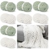 Amylove 8 Pack Chunky Chenille Yarn for Crocheting 31.7 yd
