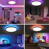 RGBCW Ceiling Lamp BT Remote Infinitely Dimmable Bedroom Ceiling Lamp