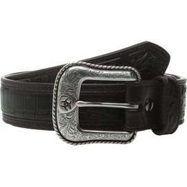 ARIAT Men's Top Caiman Belt, Brown, 40
