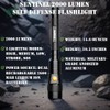 INTERNOVA® Sentinel 2000 Lumen Rechargeable Flashlight 10.5 Inches - LED