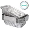 iplusmile aluminum barbecue plates for barbecue 1100ml disposable plates BBQ