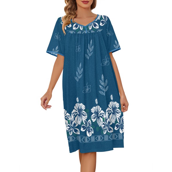Becotal Moo Moos for Women Hawaiian Muumuu House Dresses for