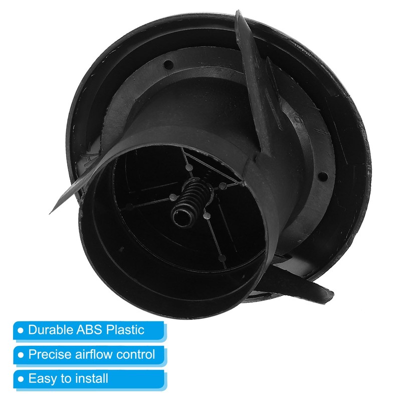 PATIKIL 3 Inch Round Air Vent, 1Pcs ABS Adjustable Soffit