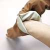 Glovesense natural latex rubber gloves 3 pieces/5 pieces beige/grey, S
