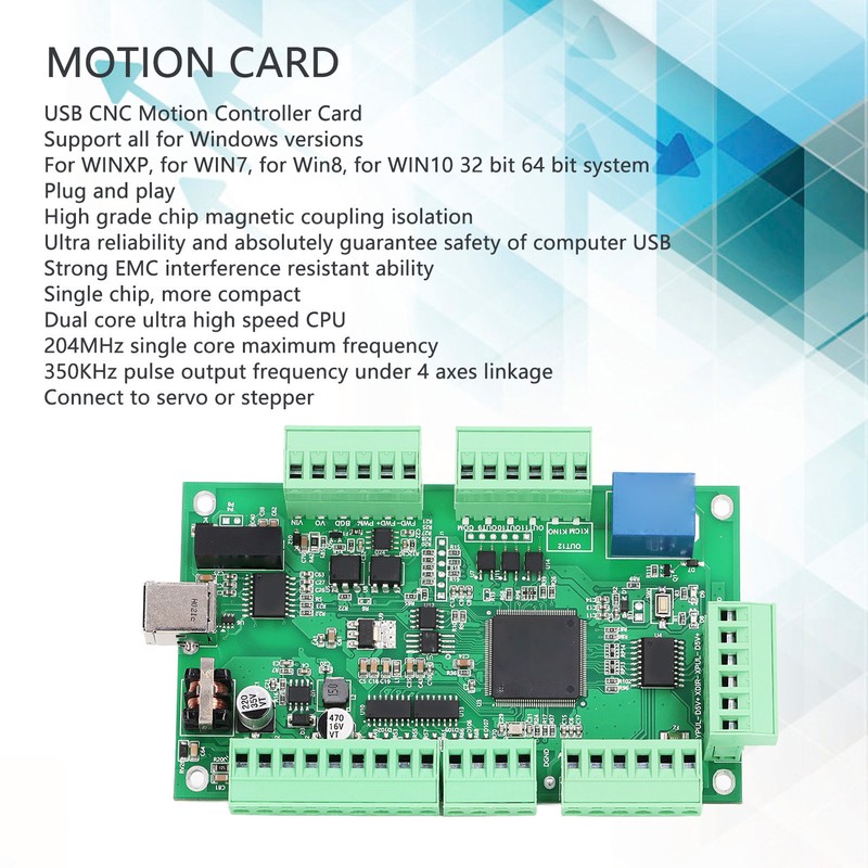 USB CNC Motion Controller Card Breakout Board 3 4 Axes