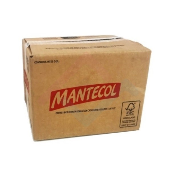 Mantecol Classic Flavor Semi-Soft Peanut Butter Nougat Wholesale Bulk Box, 110  g / 3.88 oz ea (40 count per box)