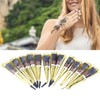 12 Pack Temporary Tattoo Painting Paste Cone Body Art Drawing