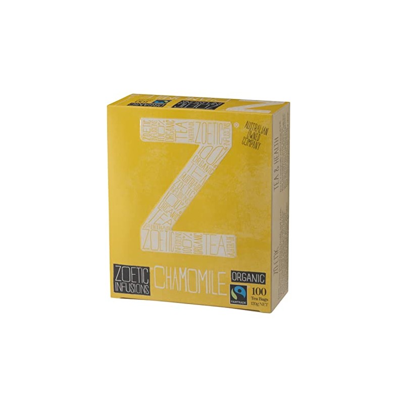 Organic Chamomile Tea Bags 100 Pack