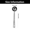 2 Pieces Long Handle Tablespoon Measuring Spoon, 15ml Coffee Scoop,