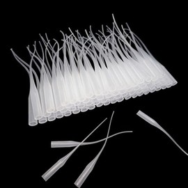 Jjssnower 100Pieces Glue Tip Extender & Glue Nozzle Extender, Precision Adhesive Dispenser Tips, Glue Tips Compatible for CA, for Crafting, Arts, Lab Dispensing, 2.75 Inch (for Small Glue Bottles)