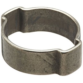 Oetiker 15100013 Stainless Steel Hose Clamp, Double Ear, Clamp ID Range 21.1 mm (Closed) - 25.0 mm (Open) (Pack of 5)
