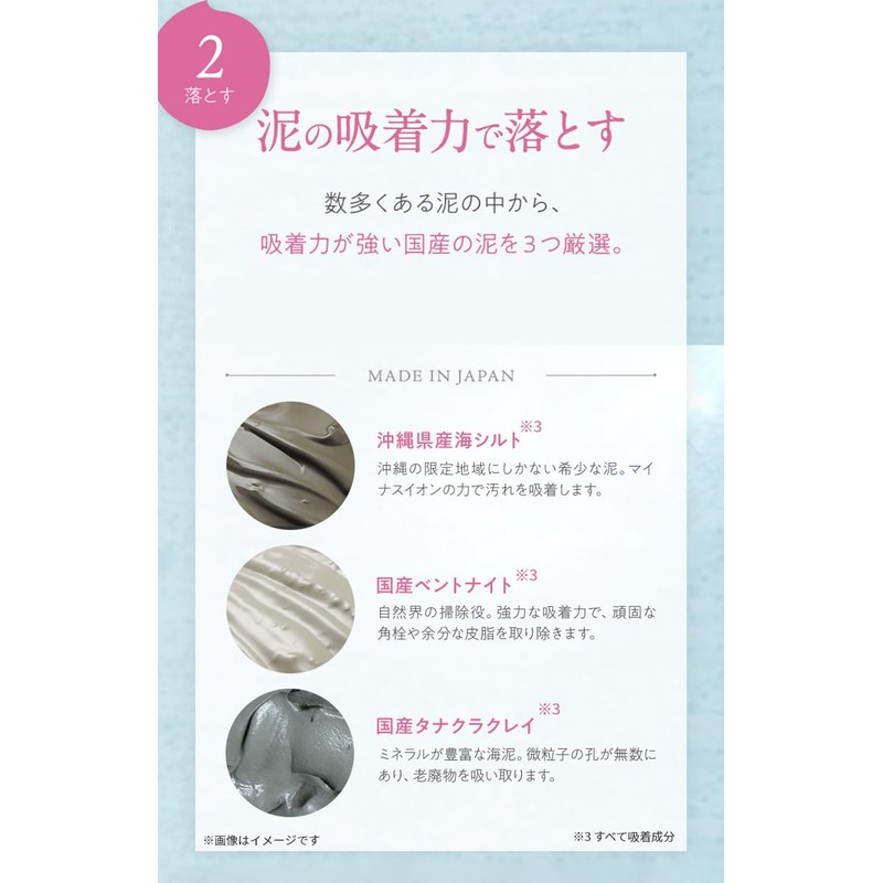 DoroAwawa Mud Soy Milk Soap, 3.9 oz (110 g), Foam,