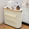 Toilet Paper Storage Basket Holder Holds 9-12 +1 Rolls Elegant