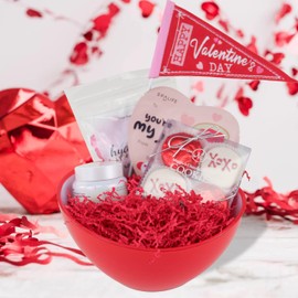 MagicWater Supply - 1/2 LB - Red - Soft & Thin Crinkle Cut Paper Shred Filler great for Gift Wrapping, Basket Filling, Birthdays, Weddings, Anniversaries, Valentines Day, and other occasions