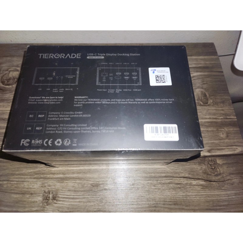 Tiergrade USB C Docking Station Dual 4K 60W PD Charging