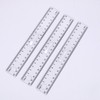 Pack of 3 Plastic Ruler, 15 cm, 20 cm, 30