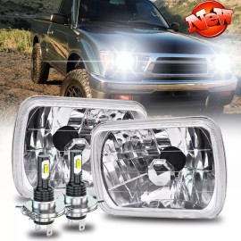 CHUSYYRAY Pair 5x7" 7x6" LED Headlights Hi/Lo DRL fit Toyota Pickup 82-95 Tacoma 1995-1997
